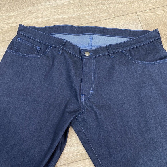 Blue Delta Jeans Women’s 40x29 Blue Stretch Handmade Custom RAW Denim USA $450 - Picture 2 of 9